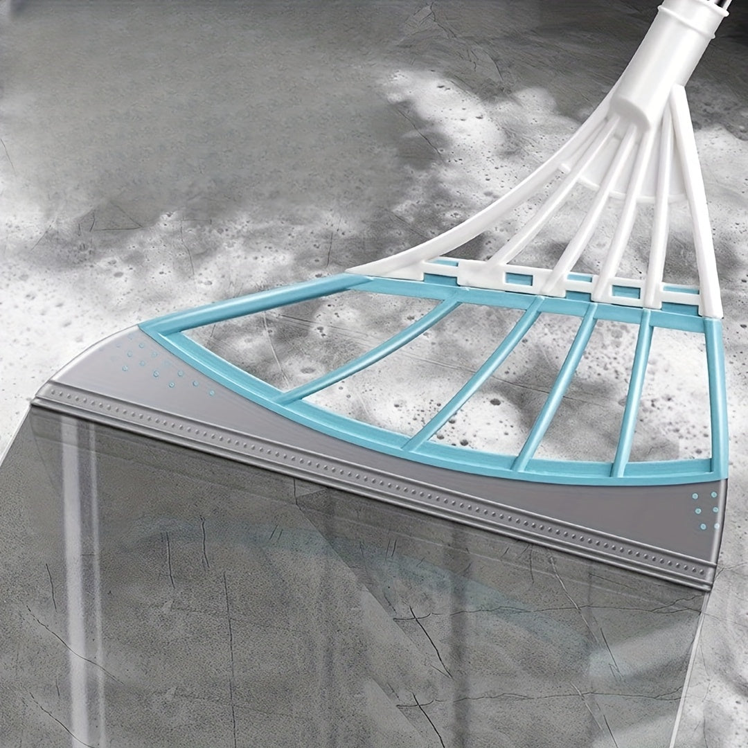 Rastrillo para cabello antiadherente de múltiples habitaciones con agua y aspirador de agua Wizard azul y blanco