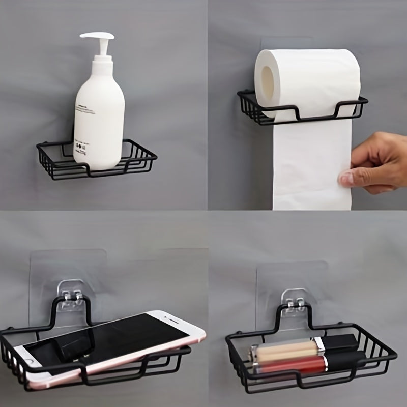 Stainless Steel Wall-Mounted Soap Dish with Drainage for Bathroom