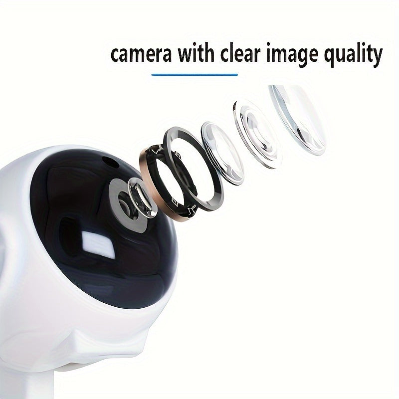 720P WiFi Security Camera with Night Vision Voice Intercom and App Remote Viewing