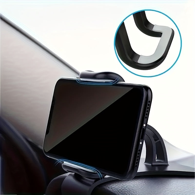 Soporte universal para teléfono de coche, resistente al agua, de ABS, rotatorio, para tablero de instrumentos