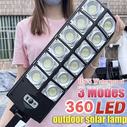 Qishloq joylari uchun yuqori yorqinlik va inson tanasi induksiyasi bilan quyosh energiyasi bilan ishlaydigan ko'cha chirog'i.