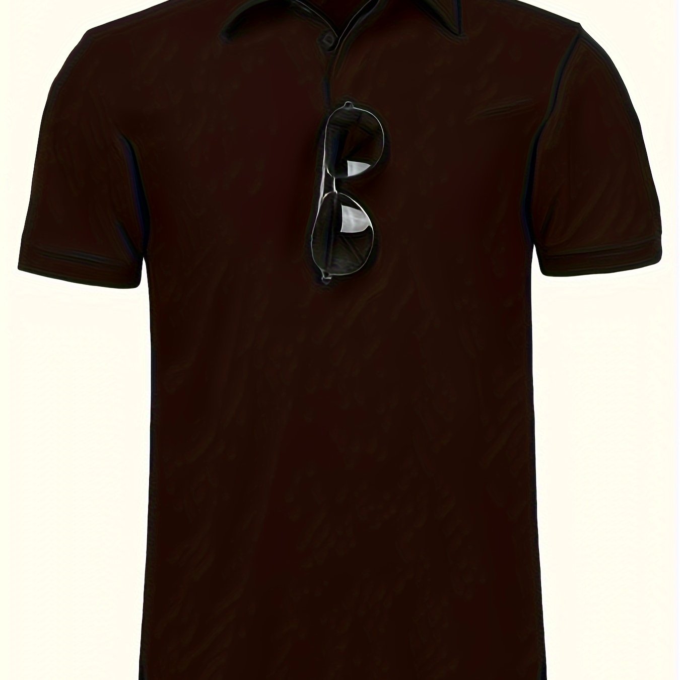 Zamonaviy plussayz erkaklar uchun bir rangli golf ko'ylaklari, katta va baland erkaklar uchun tasodifiy va nafas oladigan.