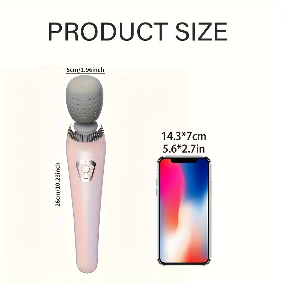 Portable Handheld Massage Stick with High-Speed Motor and USB Rechargeable Lithium Battery