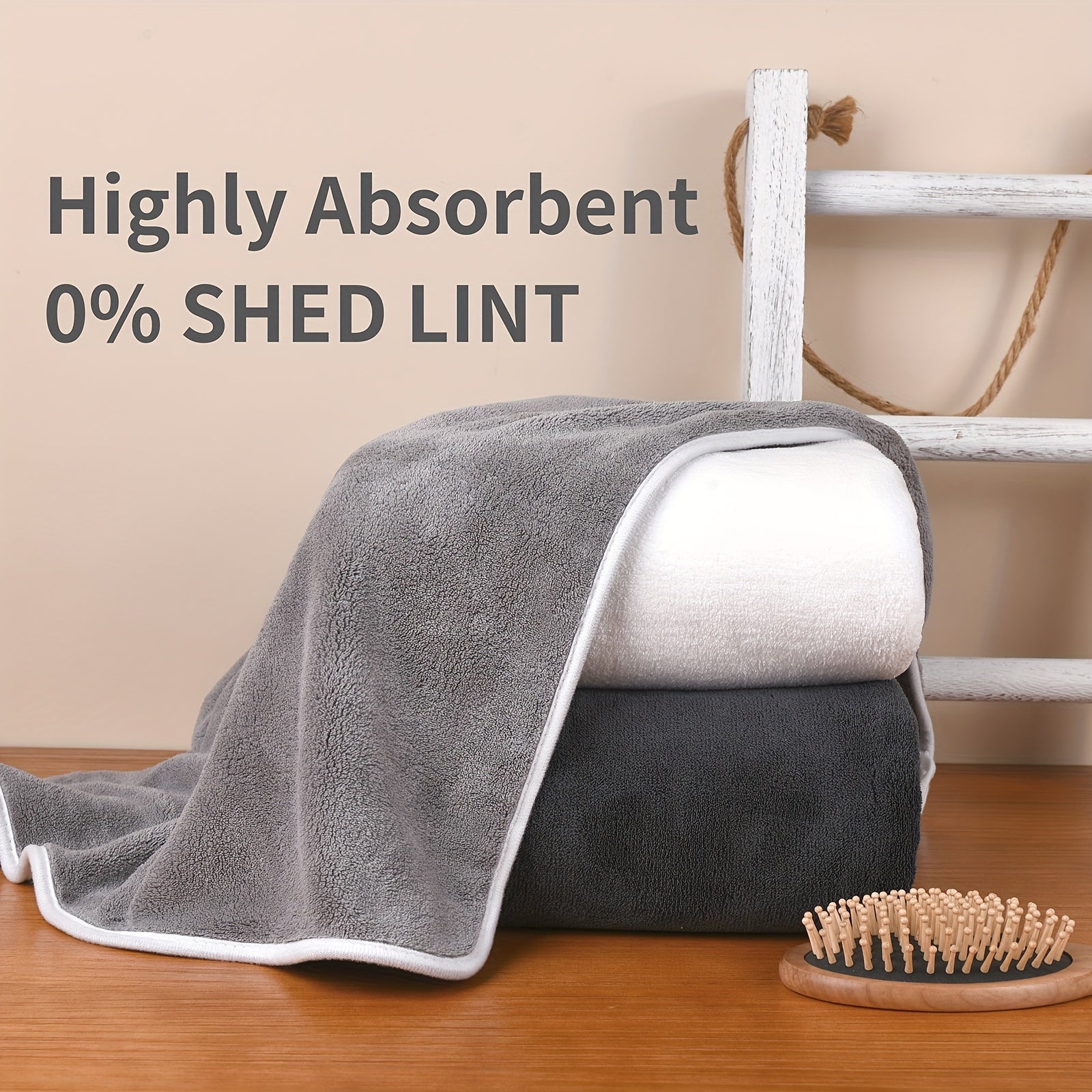 Набор микрофибровых полотенец для ванной, путешествий, йоги, спа, 3 предмета, быстро сохнущие, высоко впитывающие