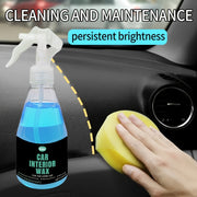 Spray restaurador de plástico para interiores de coche multiusos para tablero, neumáticos y goma
