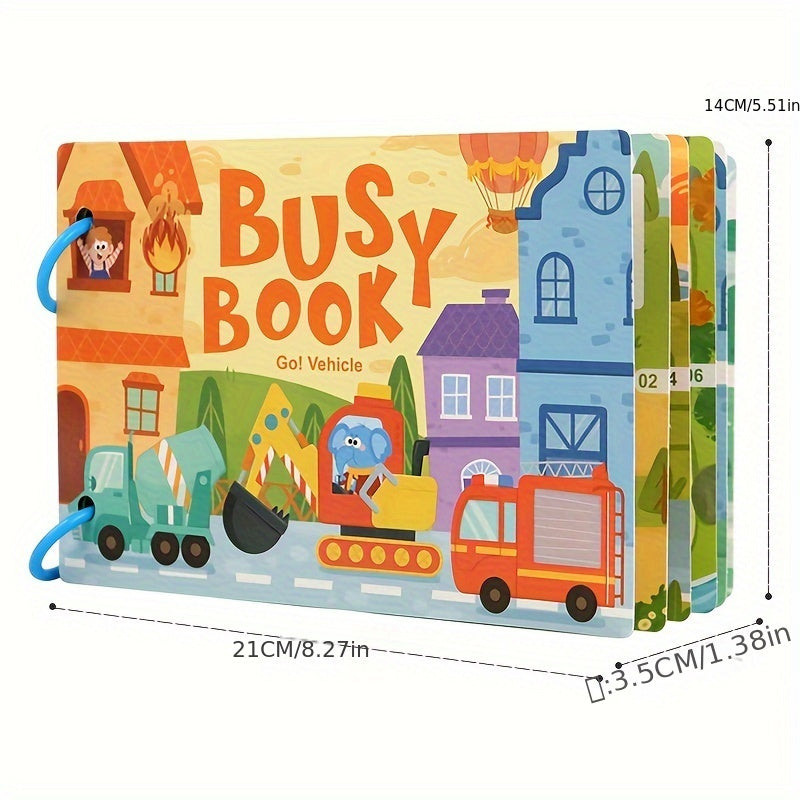 Educational Car Toy for Children Aged 3-5 Animal Learning Math Skills Green Blue