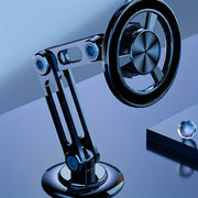 Magnetic Car Phone Holder Aluminum Alloy Rotating Folding Support