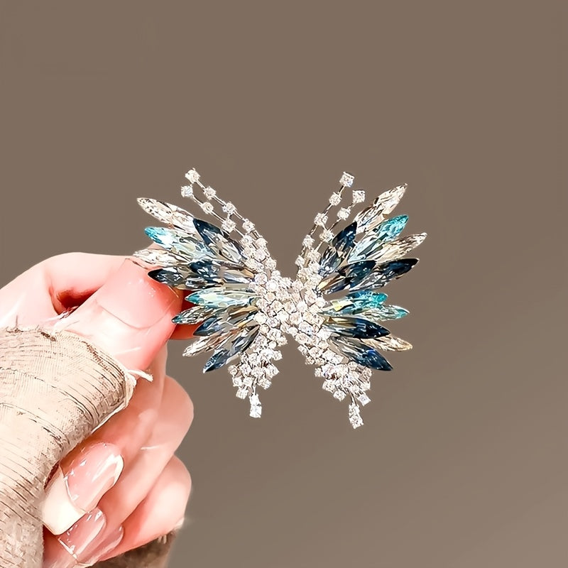 Women’s Crystal Rhinestone Butterfly Brooch Pin Jewelry Accessories