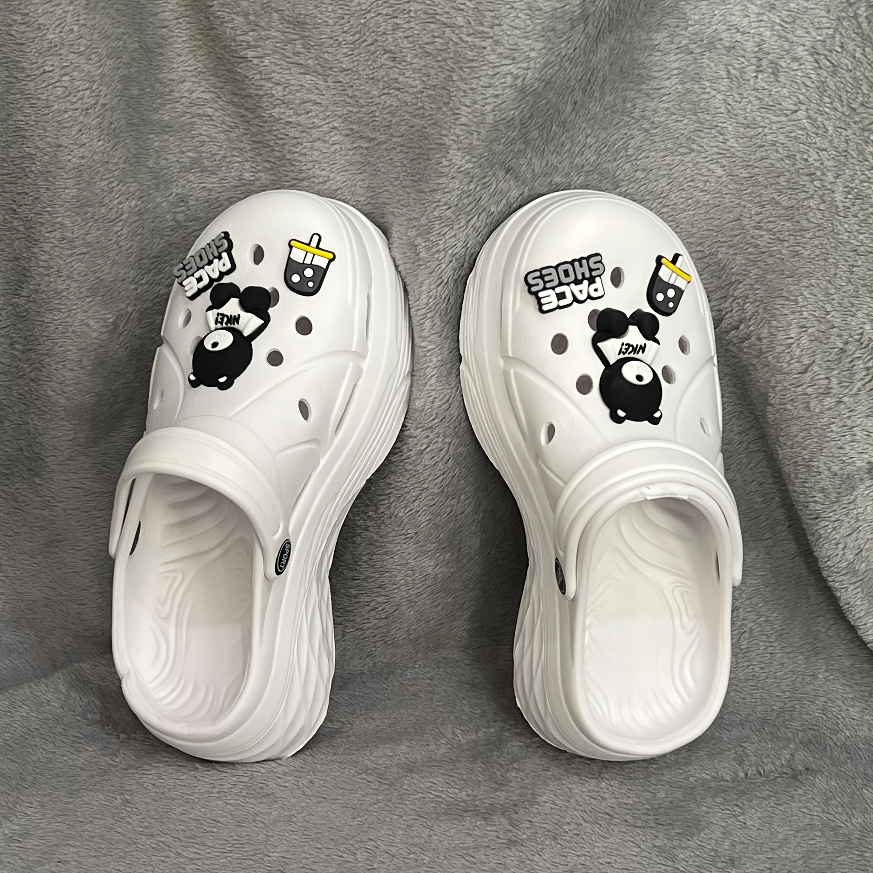 Women's Non-Slip EVA Platform Clogs Slip-On Indoor Outdoor House Shoes