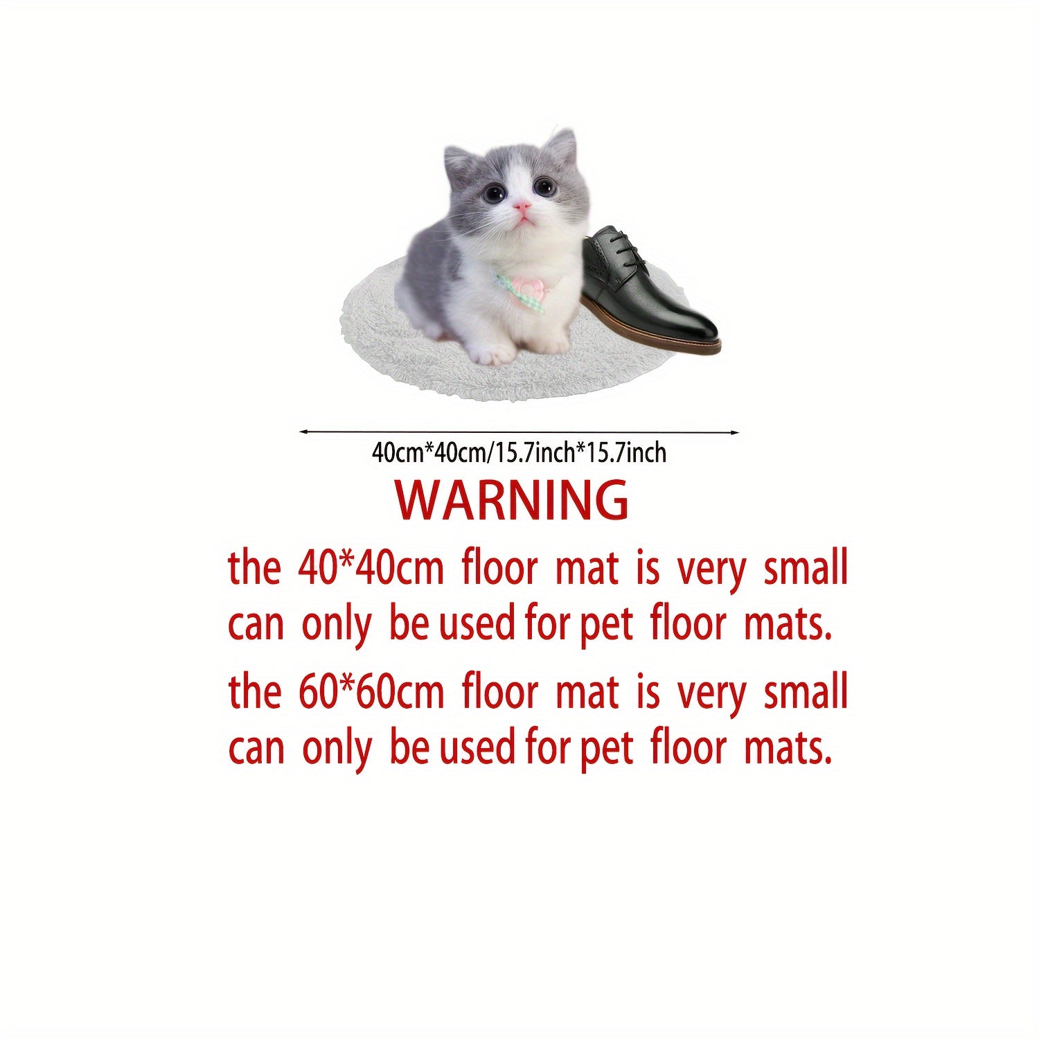 Pure White Silk Circular Rug, Soft Non-Slip Polyester Mat for Living Room Bedroom Yoga