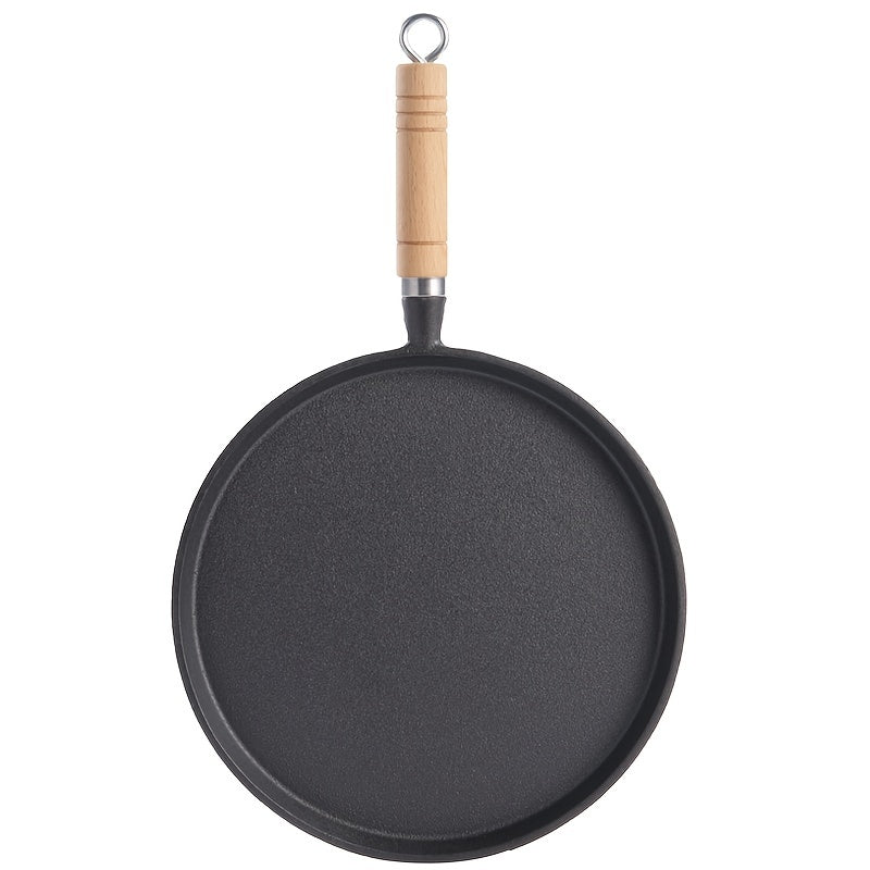 Cast Iron Skillet 19.99cm Non-Stick Durable for Omelets Vegetables and Shrimp