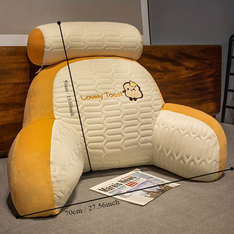 Soft Headboard Cushion with Lumbar Support Large Backrest Pillow for Bed Sofa Reading