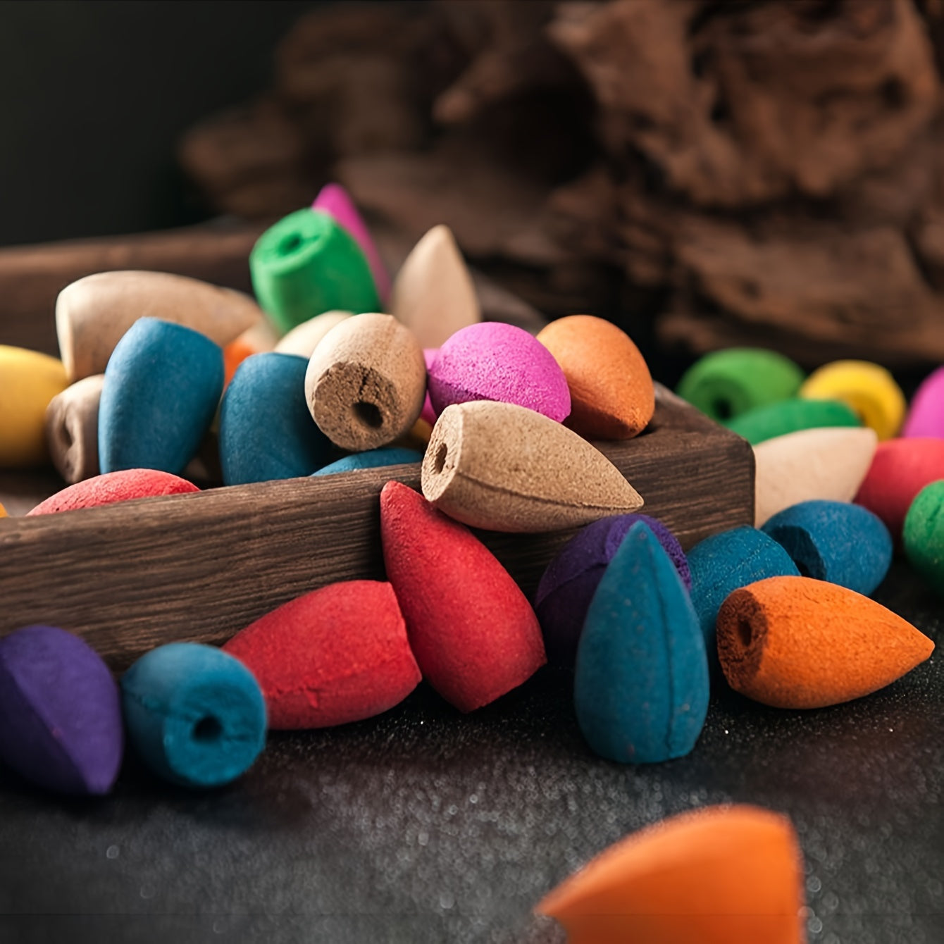 Lavender and Sandalwood Incense Grains for Aromatherapy and Home Deodorizing