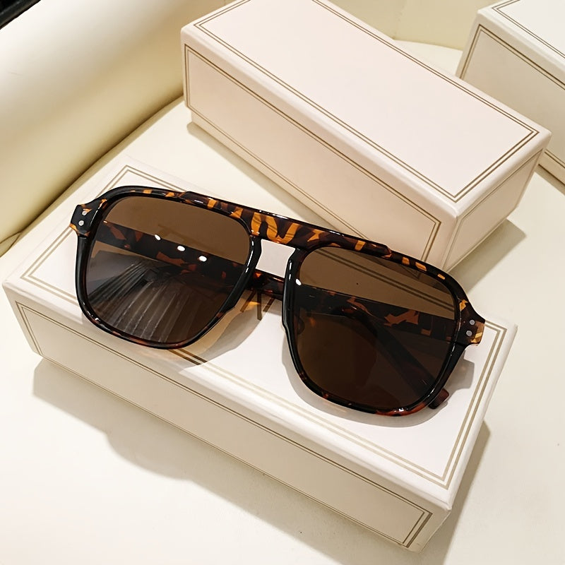 Large Vintage Frame Fashion Glasses with Y2K Style for Gifting