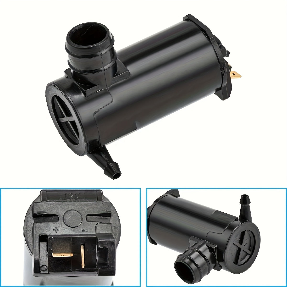 12V Shisha yuvish mosligi uchun o'rnash uchun avtomobillar, yuk mashinalari, SUVlar uchun bardoshli, kompakt