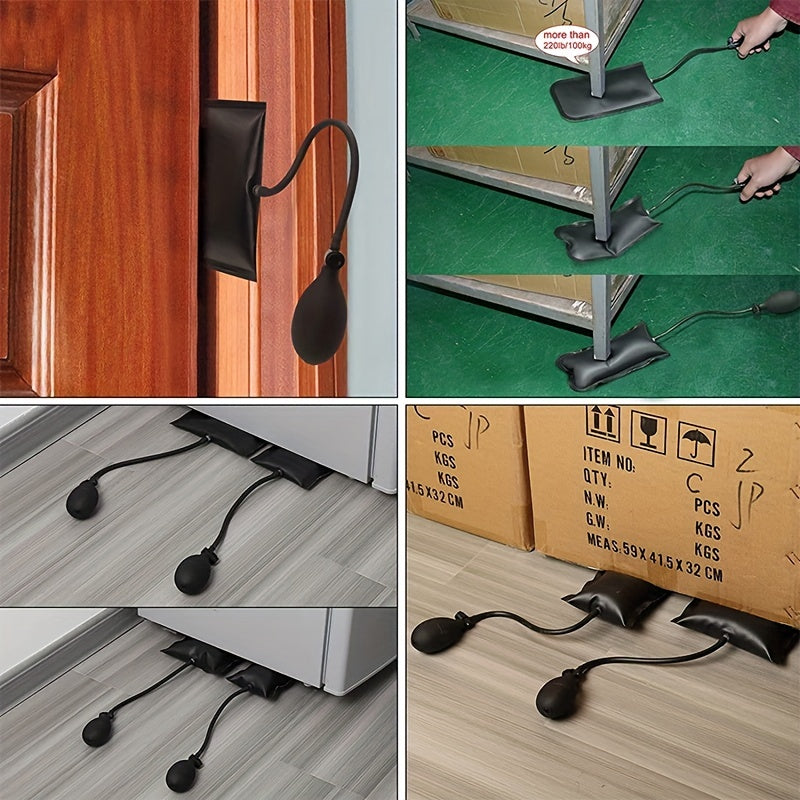 Auto Repair Tool Set Black Plastic Air Wedge for Door Opening and Window Installation