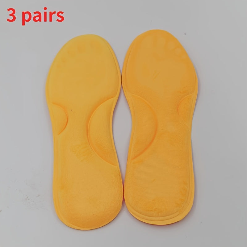 Unisex Winter Insoles Thickened Non-slip Memory Foam Shoe Pads Warm Sports