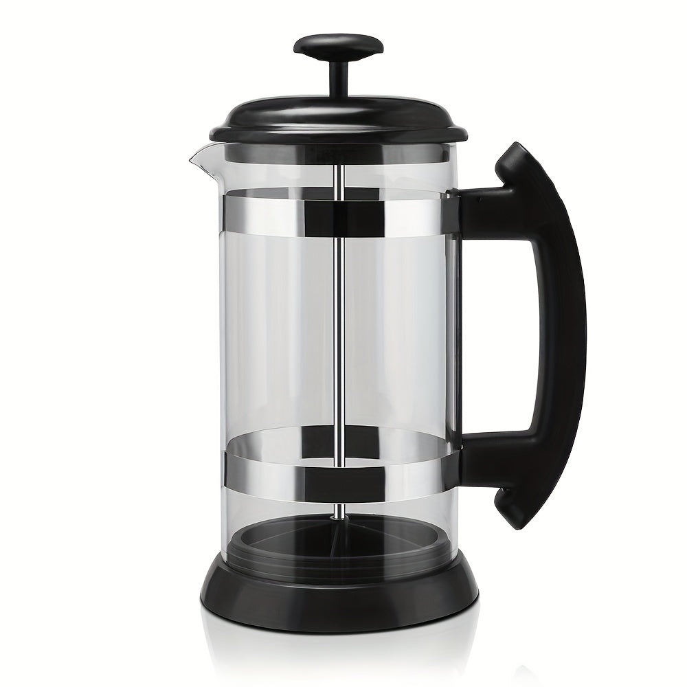 34oz French Press Coffee Maker Heat-Resistant Glass Stainless Steel Cold Brew