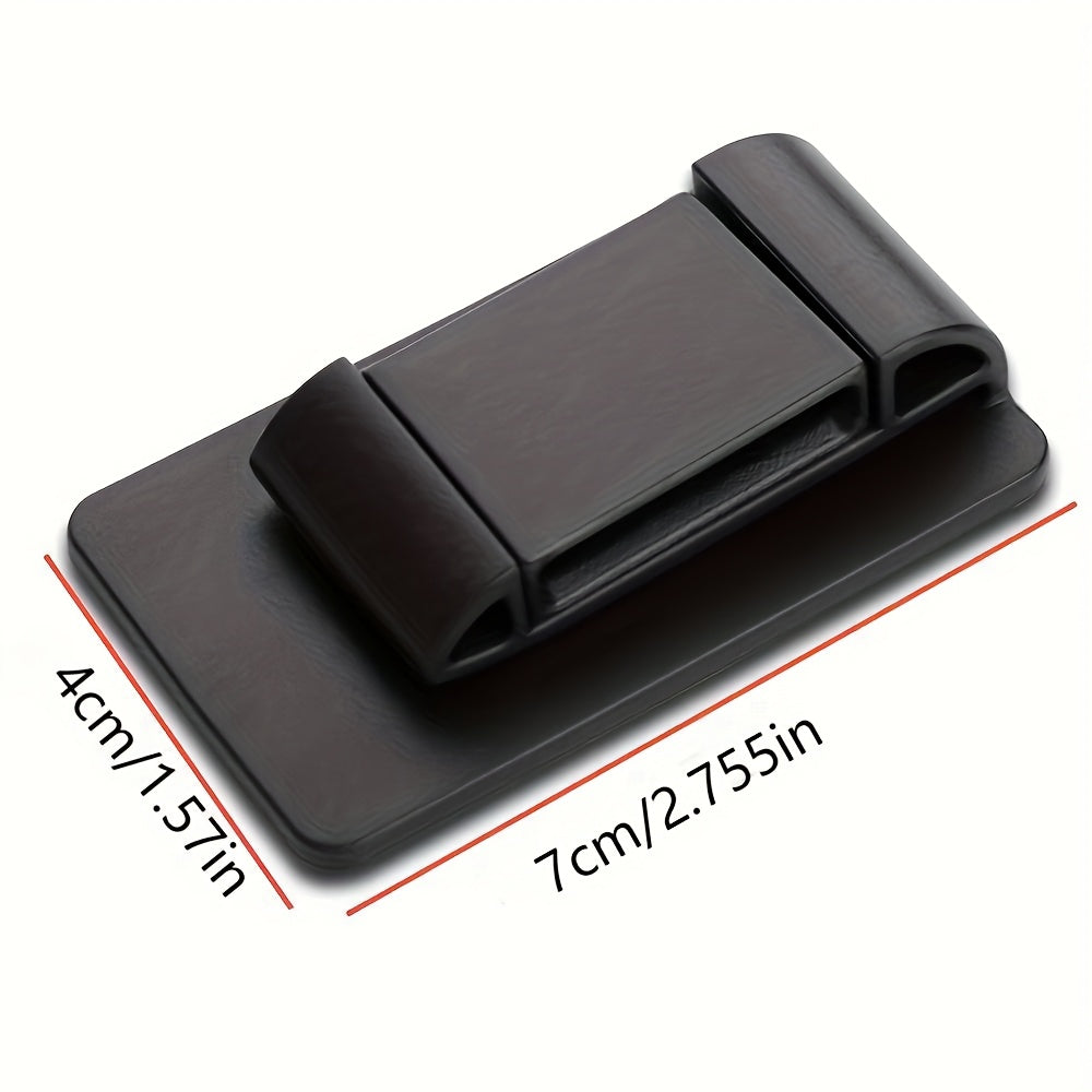 2pcs Black Carbon Fiber Plastic Seat Belt Stabilizers Anti-Vibration Car Accessories