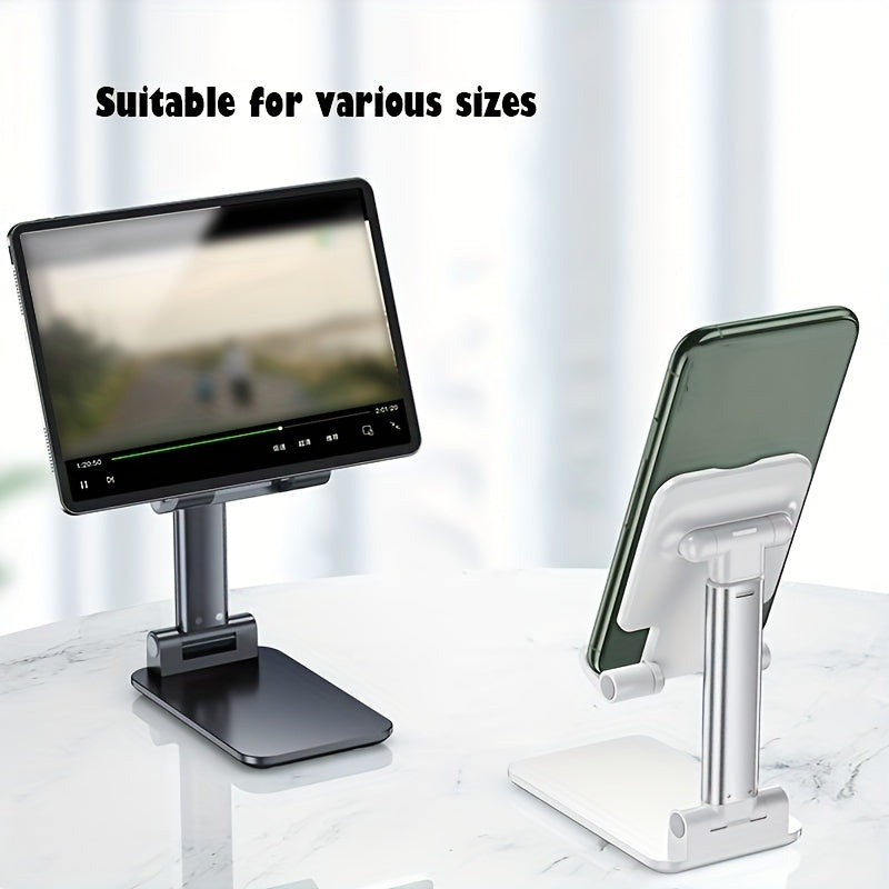 Foldable ABS Phone Stand for Desktop and Multi-Functional Use