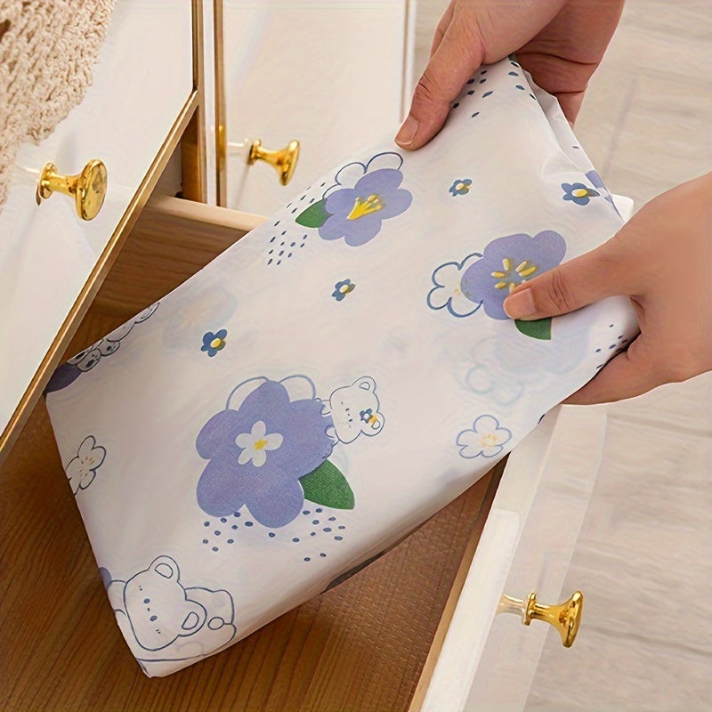 5-Pack Universal Fan Dust Covers for Stand Wall Fans Cartoon Floral Patterns