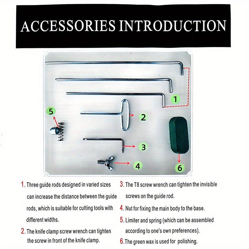 Afilador de cuchillos portátil para exteriores, ajustable de 15-30°, soporte de clip de 360°