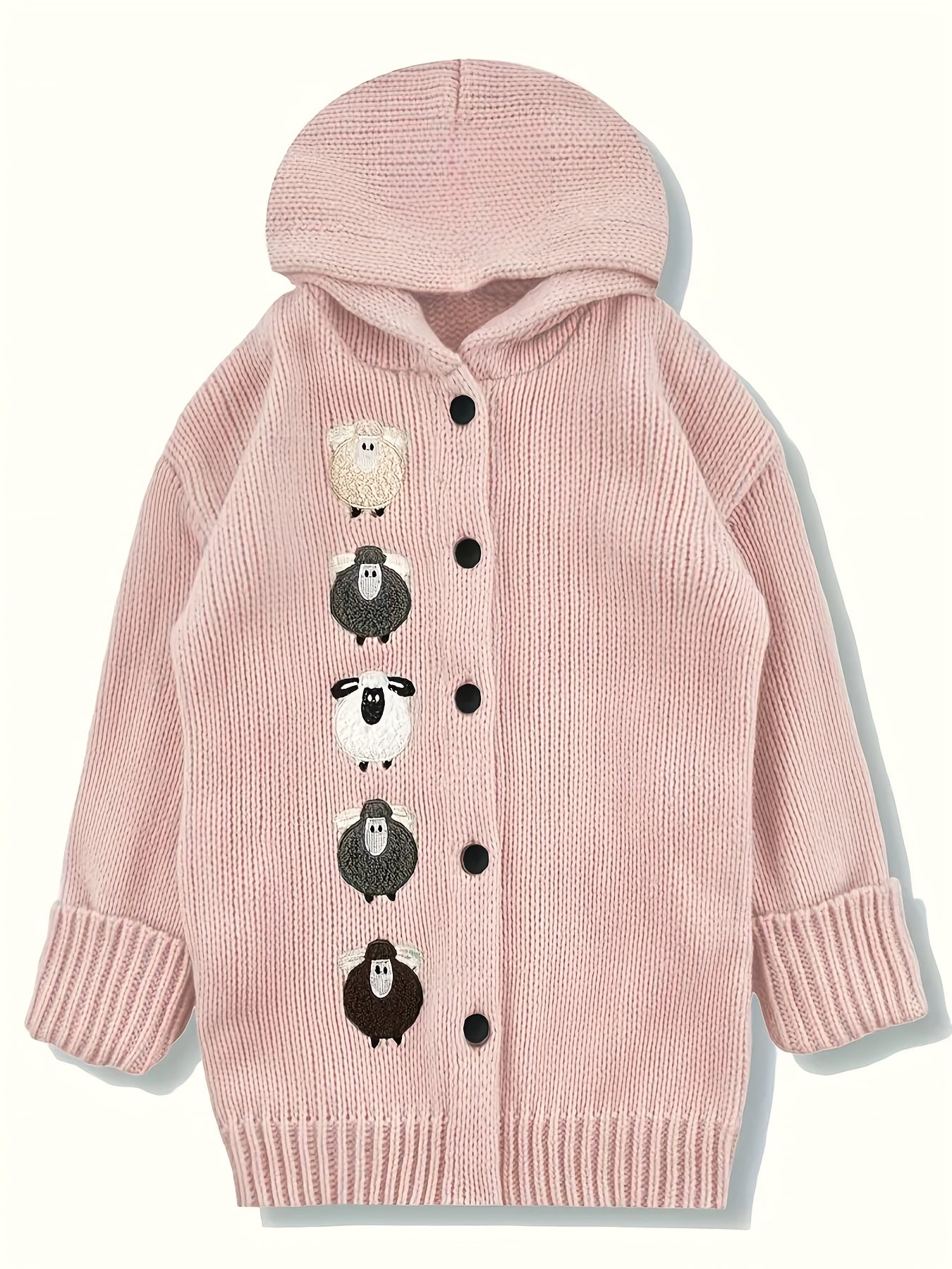 Plus Size Animal Print Oversized Hoodie Long Sleeve Cardigan Women