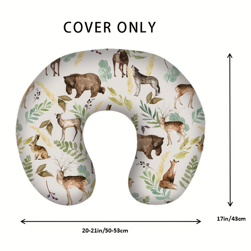 Nursing Pillow Cover Soft Fabric Reusable Baby Feeding Support Cushion