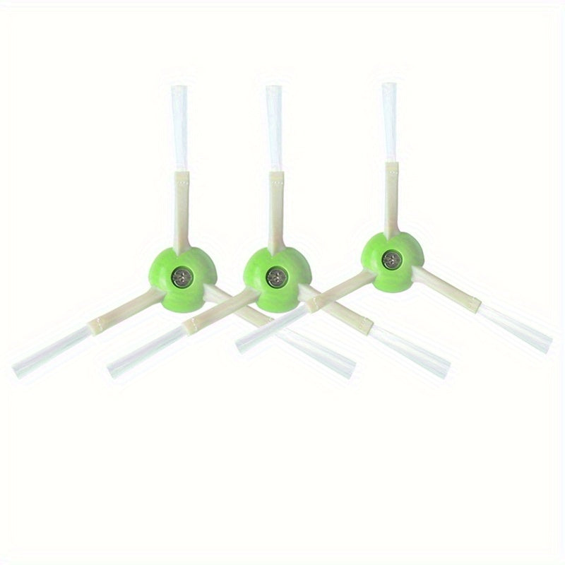 1 dona Yashil Tomon Cho'tkasi iRobot E5, i7, i7 Plus, E6 Seriyalari uchun - Oq Ulanishlar va Vishkalar Mexanizmi bilan Changyutgich Aksessuari - Shaffofdan Yasalgan Mustahkam Tozalash Aksessuari