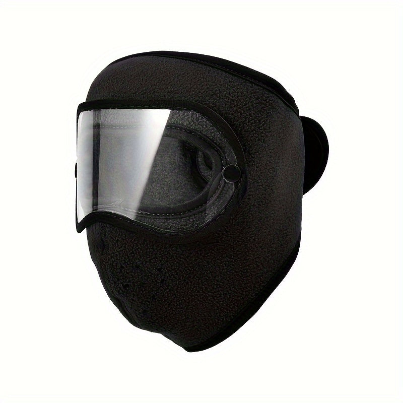Winter Unisex Full Face Mask Microfiber Breathable Dustproof Ski Cycling Mask