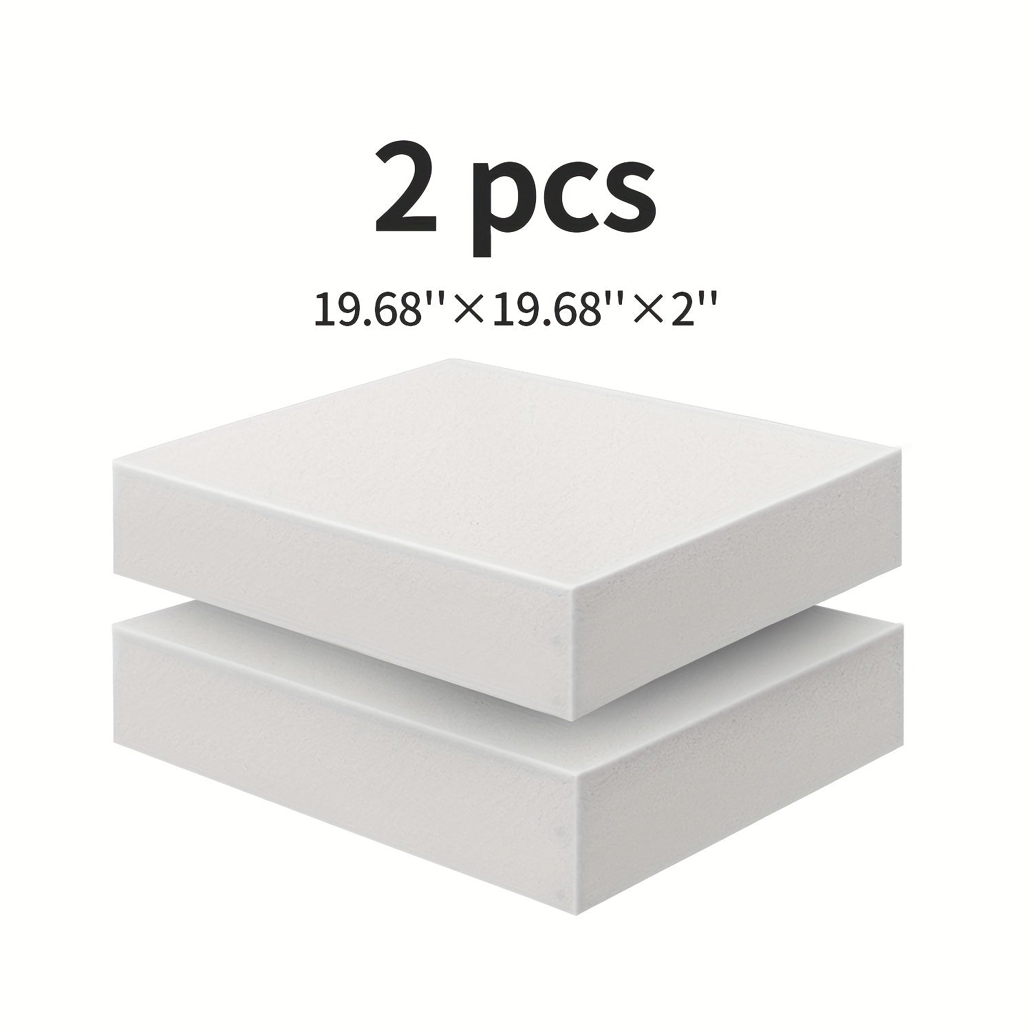 "Ovqatlanish stullari va aravachalar o'rnini bosuvchi kvadrat yuqori zichlikdagi to'shak ko'rpasi, o'lchamlari 49.99 sm X 49.99 sm X 5.08 sm, narxi $49.99"