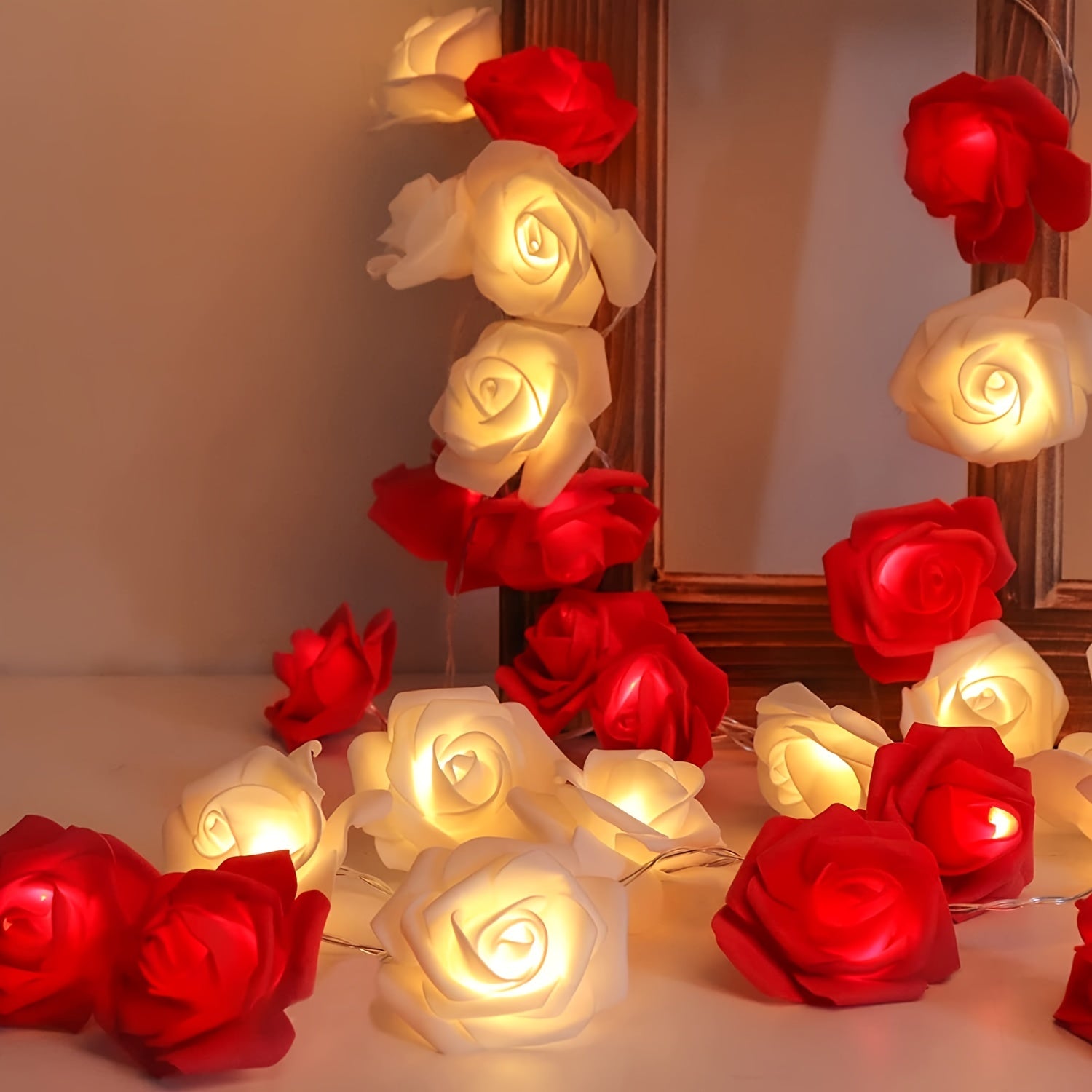 Battery-Operated Fairy Lights for Romantic Occasions, Valentine's Day, Birthdays