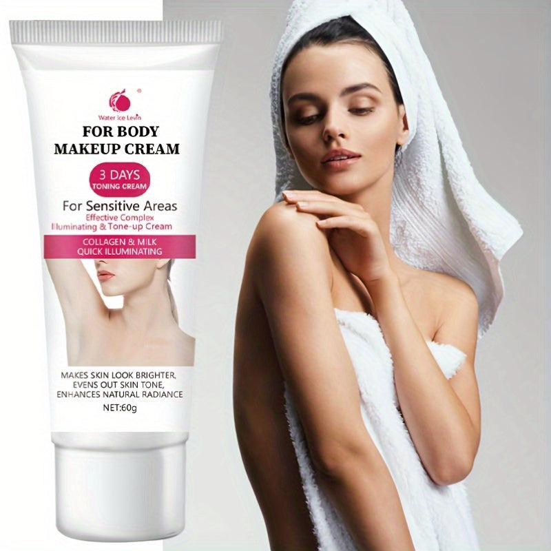 Crema corporal hipoalergénica con vitamina C, niacinamida, ácido hialurónico y humectante