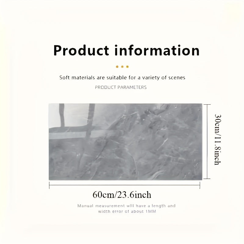 20 dona oq marmar vinil plitkalar oshxona va hammom uchun orqa panel uchun 59.97x30 sm peel and stick