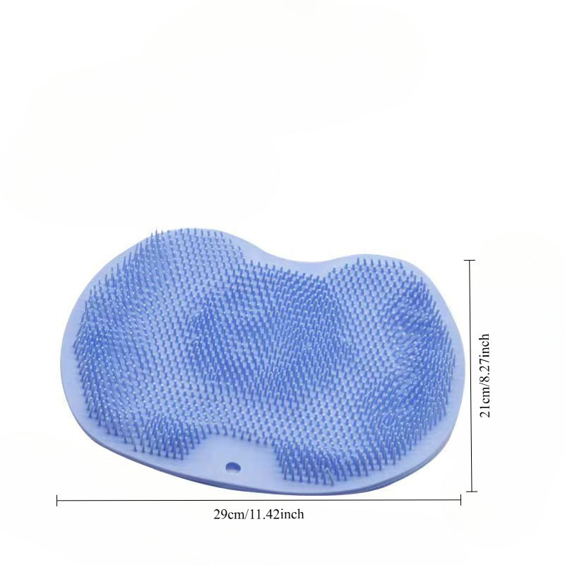 Koʻk Silikon oyoq va orqa tozalash uchun toʻplam, vannada massaj qilish va qattiqlikni olib tashlash uchun