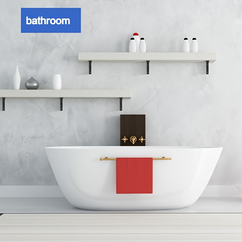 Triangular Wall Shelves Set with Sturdy Brackets for Bedroom Living Room Kitchen