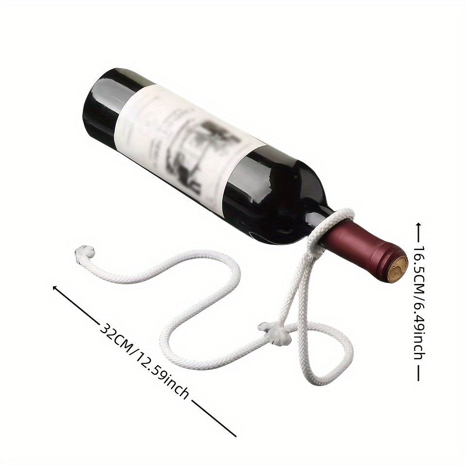 Metal Wine Bottle Holder for Kitchen and Dining Room Storage Elegant Home Bar Decor