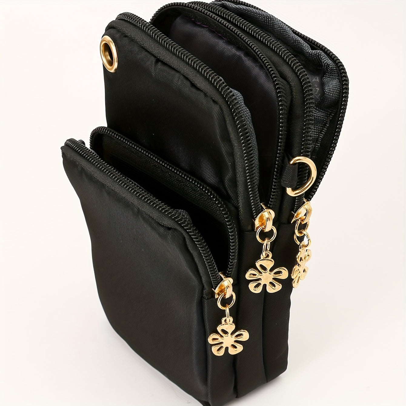 Ayollar uchun kichik yelka sumkasi, gul naqshli, kundalik ko‘p funksiyali crossbody sumka, kichik qo‘l sumkasi