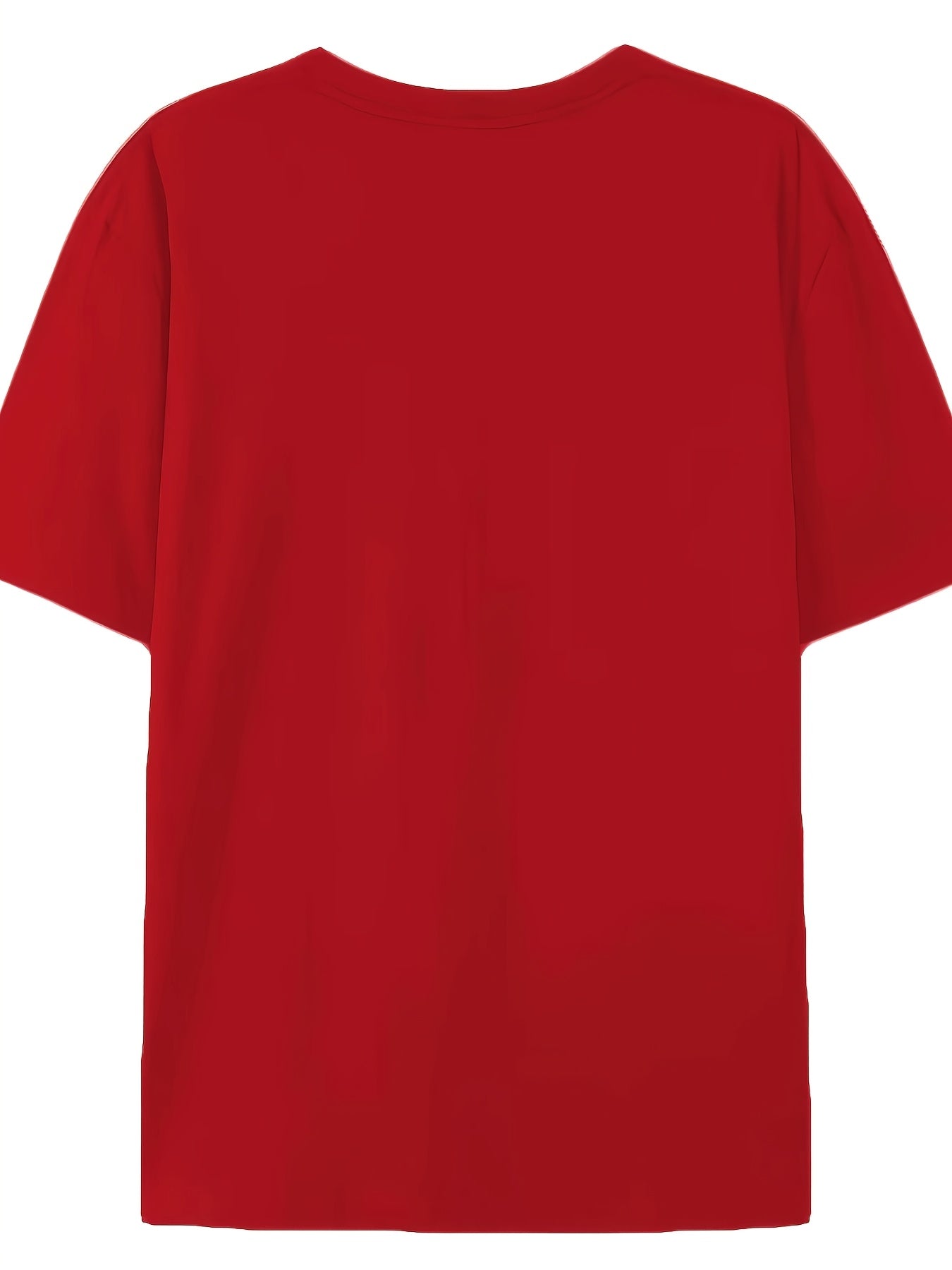 Women’s Plus Size Ladybug Print T-Shirt Casual Crew Neck Knit Top