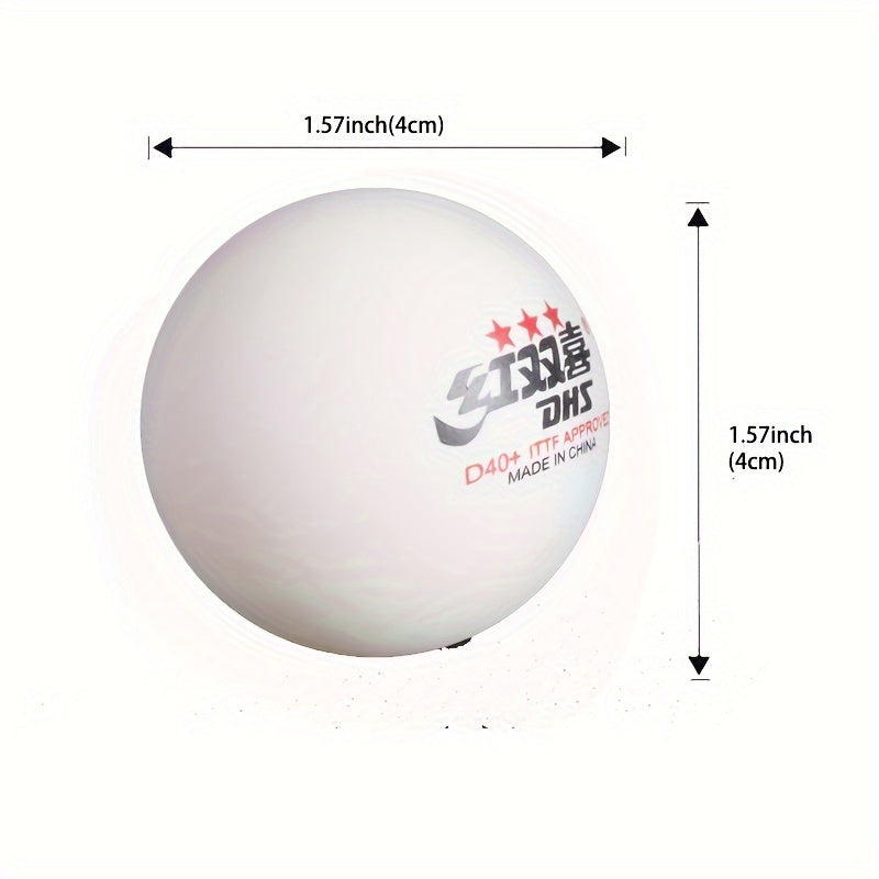 Resin White Yellow Table Tennis Balls for Competition and Training Indoor Ping Pong Balls