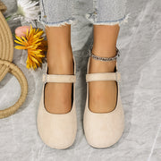 Women's Flat Shoes Breathable Fabric Black Casual Comfortable All-Season