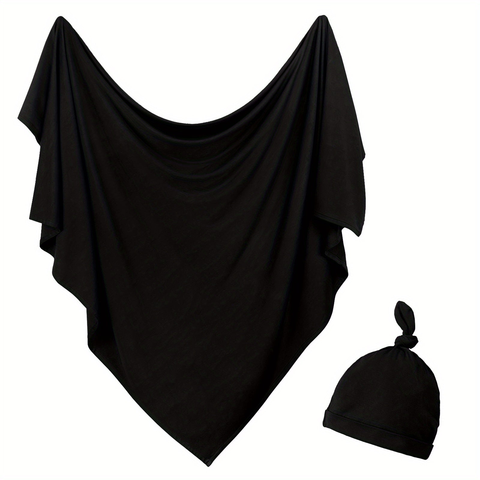 Yangi tug'ilgan chaqaloqlar uchun o'ralgan ko'ylak va shlyapa to'plami, o'g'il va qiz bolalar uchun.