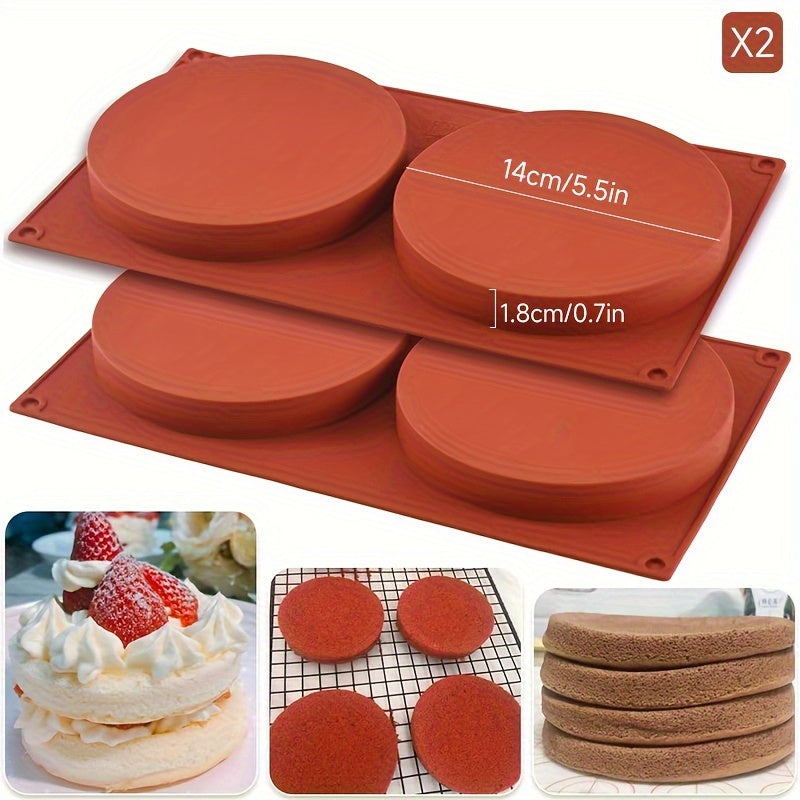 Pishirish va hunarmandchilik ehtiyojlari uchun 6 teshikli silikon qolip