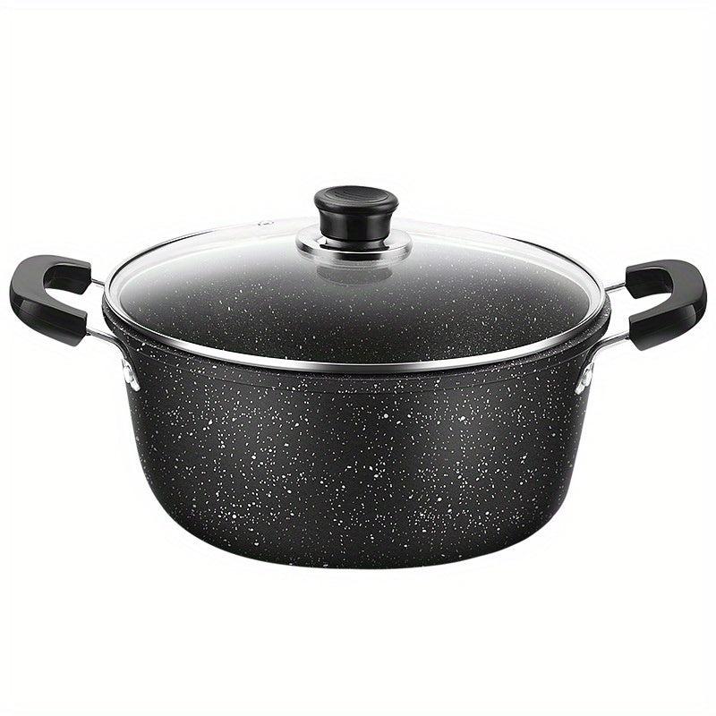 Чугунная антипригарная кастрюля для супа с Маифанским камнем и двойными ручками для газовых плит