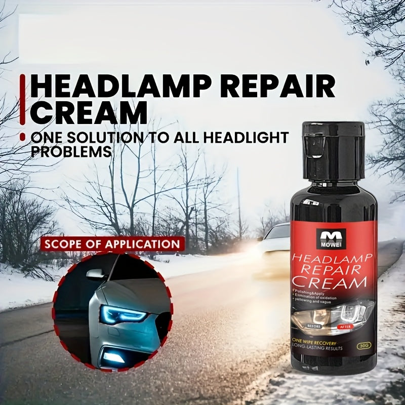 Набор для ремонта фар, полировка, удаление царапин для автомобильных фар