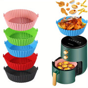 Non-Stick Reusable Silicone Air Fryer Liner for Healthy Cooking