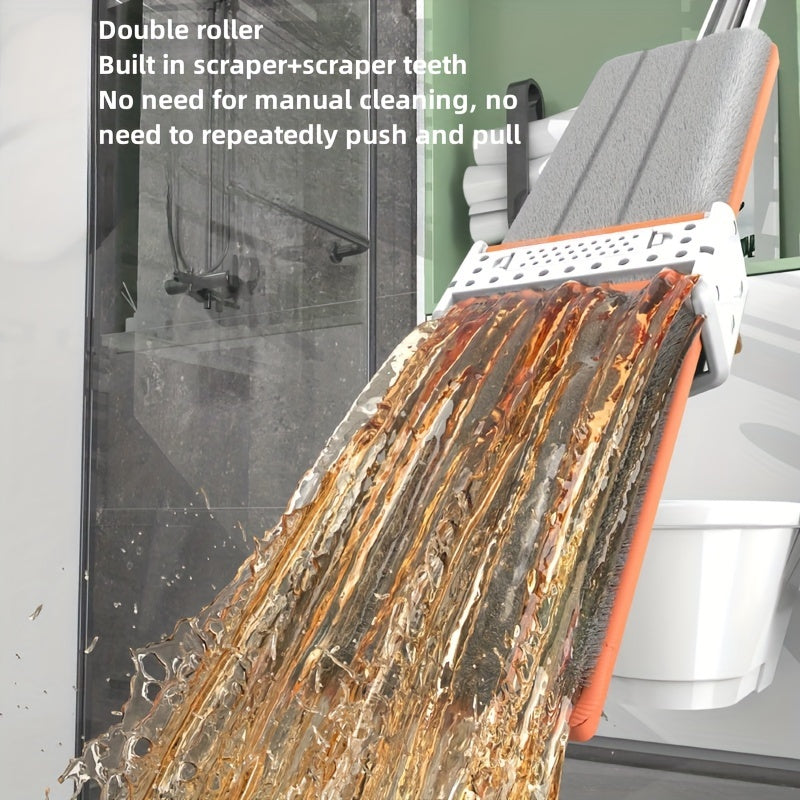 Dual-Use Spray Mop for Floor Cleaning with Wall Cleaner Attachment, Easy to Use