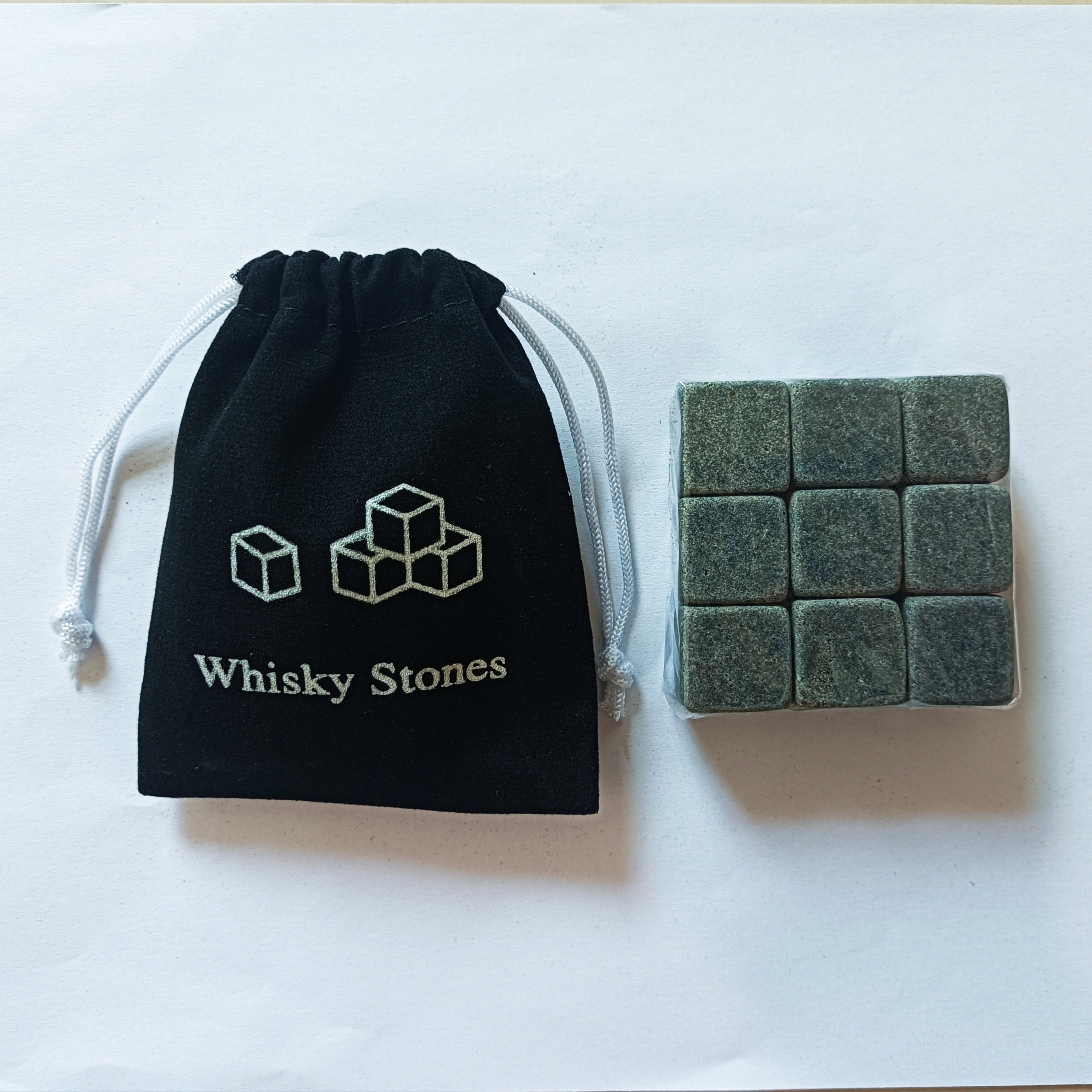 Whiskey Stones Gift Set with Reusable Ice Chillers for Men, 6-12pcs
