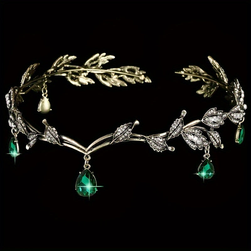 Барочная корона-тиара с стразами для костюмов и аксессуаров фейской принцессы