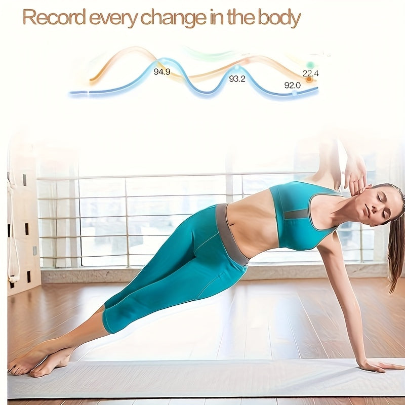 Цифровые напольные весы 1 шт. Черный ЖК-дисплей Точное измерение На батарейках